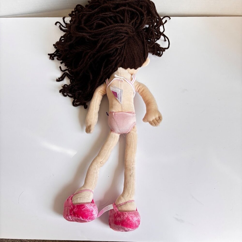 Build A Bear Friends 2B Made Doll Soft Plush Brown Curly Hair - Picture 4 of 4